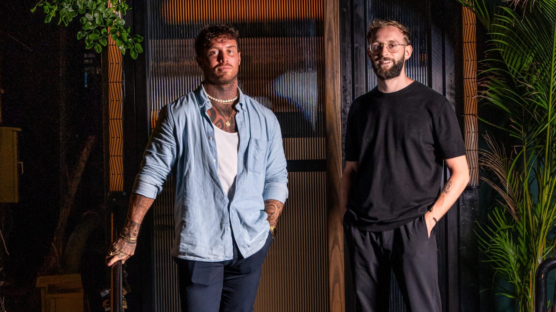 Antoine Darquin and Théo Lavergne, the founders of Bisou, a modern French restaurant on Soi Langsuan in Bangkok